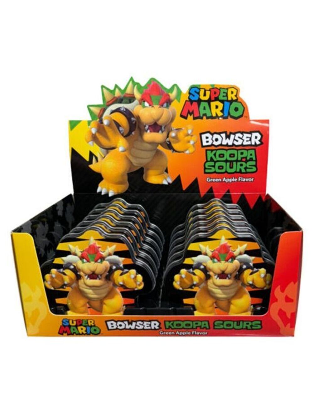 Super Mario Bowser Koopa Sour Candy PDQ 12Pk
